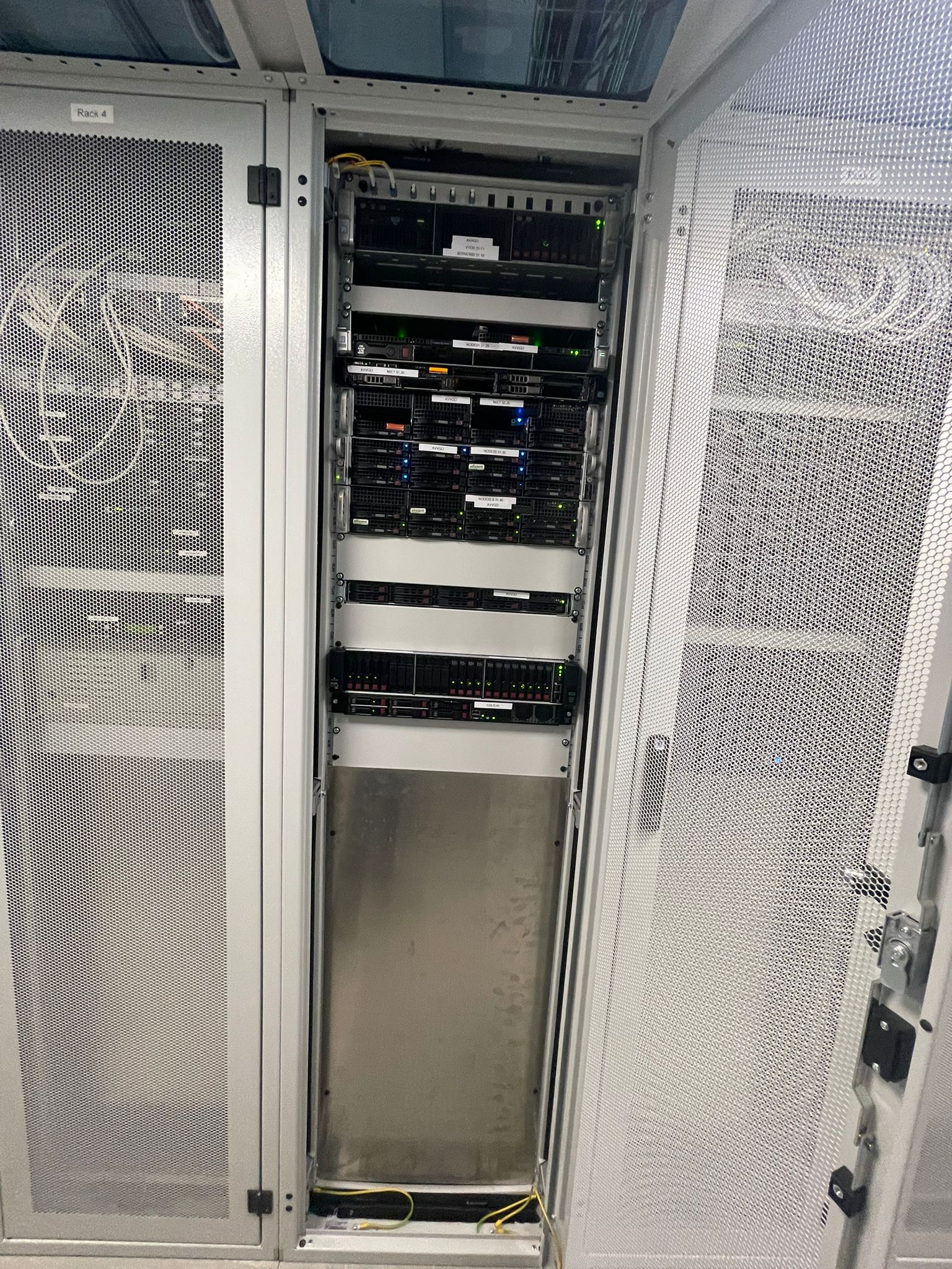 Rechenzentrum Innenansicht